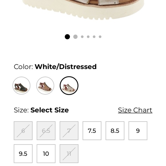 BED|STU Cream Sandals with Modern Chunky Sole - Picture 3 of 14